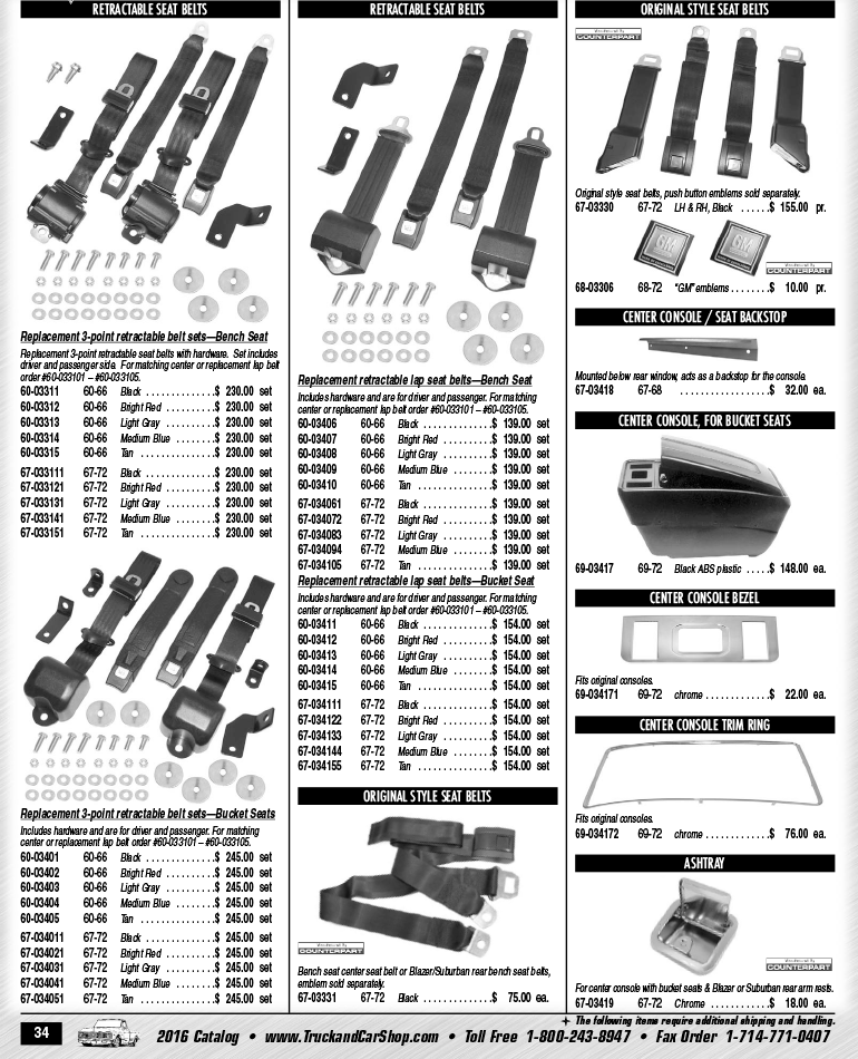 1960-1972 Chevrolet and GMC Truck Parts